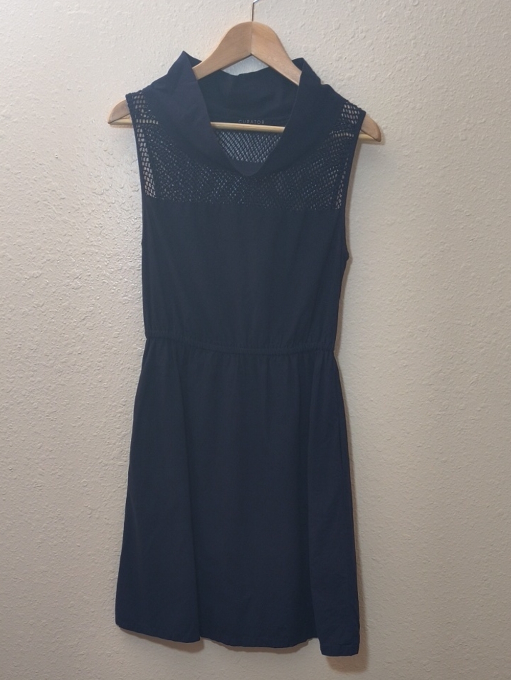 Navy Blue Cotton Dress